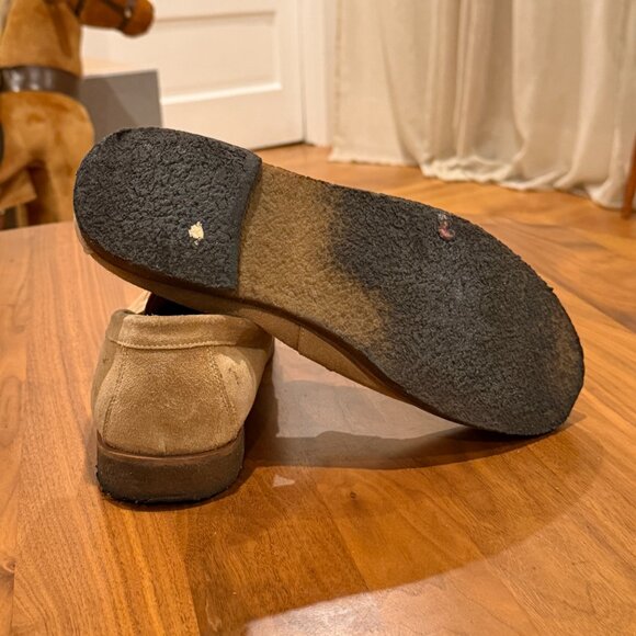 Marc Nolan White and Tan Loafers